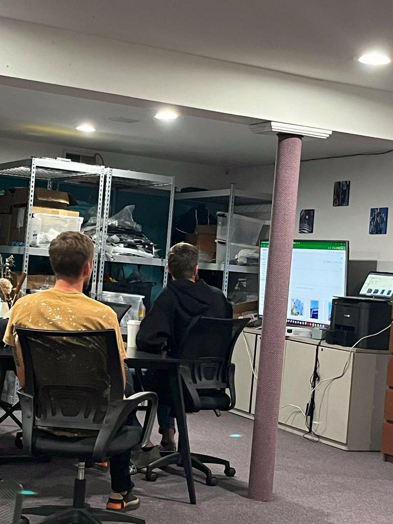 Triple Connect technicians in a quality training session